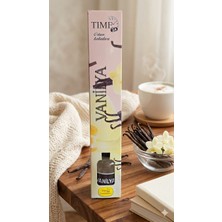Can TIME24 Vanilya Oda Kokusu 50 ml Çubuklu Ortam Kokusu – Tatlı ve Kalıcı Vanilya Kokusu