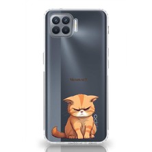 Mobilpad Oppo Reno 4 Lite Uyumlu Baskılı Yumuşak Silikon Şeffaf Telefon Kılıfı