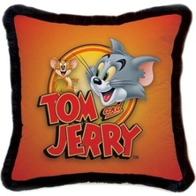 Adawall Home Orange Tom And Jerry Dekoratif Kırlent
