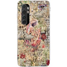 Mobilpad Xiaomi Mi Note 10 Lite Uyumlu Baskılı Yumuşak Silikon Şeffaf Telefon Kılıfı