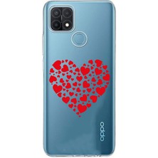 Mobilpad Oppo A15 / A15S Uyumlu Baskılı Yumuşak Silikon Şeffaf Telefon Kılıfı