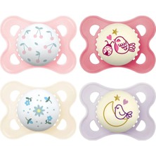 Mam Original Day & Night 0-6, 4 Pack/color: Pink -Nipple