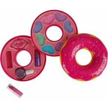 AyrStore Buğz Donut Şekilli 2 Katlı Makyaj Güzellik Seti
