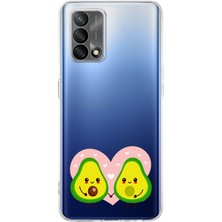 Mobilpad Oppo A74 Uyumlu Baskılı Yumuşak Silikon Şeffaf Telefon Kılıfı