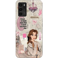 Mobilpad Oppo A16 / A55 Uyumlu Baskılı Yumuşak Silikon Şeffaf Telefon Kılıfı