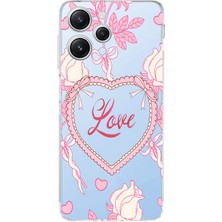 Mobilpad Xiaomi Redmi 12 Uyumlu Baskılı Yumuşak Silikon Şeffaf Telefon Kılıfı