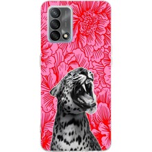 Mobilpad Oppo A74 Uyumlu Baskılı Yumuşak Silikon Şeffaf Telefon Kılıfı