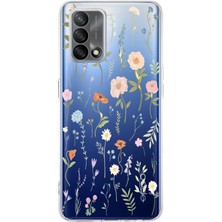 Mobilpad Oppo A74 Uyumlu Baskılı Yumuşak Silikon Şeffaf Telefon Kılıfı