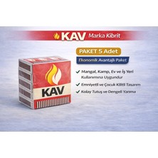 AyrStore Buğz Kav Marka Kibrit Emniyetli Çocuk Kilitli 5 Adet