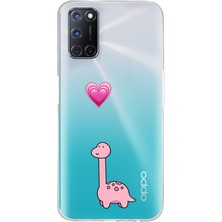 Mobilpad Oppo A52 / A72 / A92 Uyumlu Baskılı Yumuşak Silikon Şeffaf Telefon Kılıfı