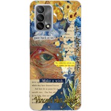 Mobilpad Oppo A74 Uyumlu Baskılı Yumuşak Silikon Şeffaf Telefon Kılıfı