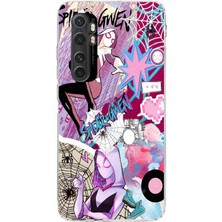 Mobilpad Xiaomi Mi Note 10 Lite Uyumlu Baskılı Yumuşak Silikon Şeffaf Telefon Kılıfı