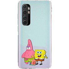 Mobilpad Xiaomi Mi Note 10 Lite Uyumlu Baskılı Yumuşak Silikon Şeffaf Telefon Kılıfı