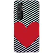 Mobilpad Xiaomi Mi Note 10 Lite Uyumlu Baskılı Yumuşak Silikon Şeffaf Telefon Kılıfı