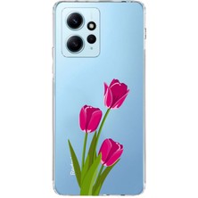 Mobilpad Xiaomi Redmi Note 12 4g Uyumlu Baskılı Yumuşak Silikon Şeffaf Telefon Kılıfı