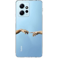 Mobilpad Xiaomi Redmi Note 12 4g Uyumlu Baskılı Yumuşak Silikon Şeffaf Telefon Kılıfı