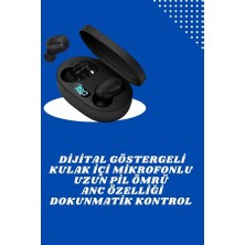 Tiklad Ikili Bluetooth Kulaklık Dijital Göstergeli Uzun Pil Ömrü Yüksek Ses Kaliteli