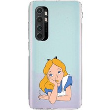 Mobilpad Xiaomi Mi Note 10 Lite Uyumlu Baskılı Yumuşak Silikon Şeffaf Telefon Kılıfı