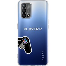 Mobilpad Oppo A74 Uyumlu Baskılı Yumuşak Silikon Şeffaf Telefon Kılıfı