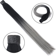 Kaia Life Fiber Sen Sihirli At Kuyruğu / Siyah / Gri Ombreli