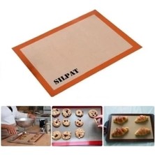 AyrStore Buğz Silikon Silpat Yanmaz Yapışmaz Pişirme Matı