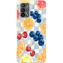 Mobilpad Oppo A74 Uyumlu Baskılı Yumuşak Silikon Şeffaf Telefon Kılıfı