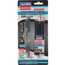 Alcon  5 Dk Epoksi Metal Yapıştırıcı Mix Şırıngalı 30 gr M-2312