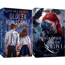 İndigo Kitap Ölüler Konuşamaz Karton Kapak ve Kaybolmuş Ruhlar Sarayı 1 Karton Kapak (Dilara Keskin) 2'li Set