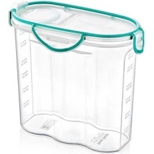 AyrStore Buğz Kilitli Kapaklı Contalı Hava,su Sıvı Geçirmez 1,7 Litre Erzak Saklama KABI-SA585