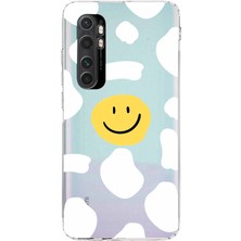 Mobilpad Xiaomi Mi Note 10 Lite Uyumlu Baskılı Yumuşak Silikon Şeffaf Telefon Kılıfı