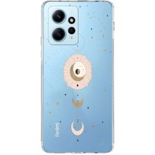 Mobilpad Xiaomi Redmi Note 12 4g Uyumlu Baskılı Yumuşak Silikon Şeffaf Telefon Kılıfı