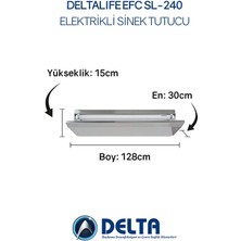 Deltalife SL-240 Elektrikli Sinek Öldürücü ve Güve Öldürücü Uv Lambalı Yapışkan Plakalı
