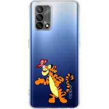 Mobilpad Oppo A74 Uyumlu Baskılı Yumuşak Silikon Şeffaf Telefon Kılıfı