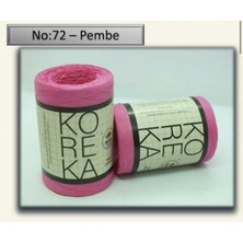 Milano Koreka N: 72 Pembe Rafya El Örgü Ipliği 100 Gr. 220 Mt.