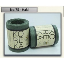 Milano Koreka N: 75 Haki Rafya El Örgü Ipliği 100 Gr. 220 Mt.