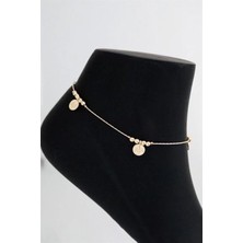 Euromoda Özel Tasarımlı Gold Renkli Halhal Ayak Aksesuarı