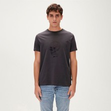 Bad Bear Reborn Erkek Lacivert Yuvarlak Yaka Tişört