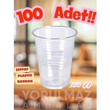 Yorulmaz Ambalaj ✨ 180 cc Plastik Bardak – Ekonomik ve Dayanıklı Tek Kullanımlık Bardak