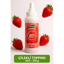 Gülsan Naturello 350 G Çilekli Tatlı Sosu | Waffle, Pancake ve Dondurma