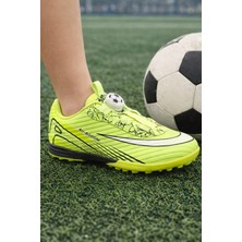papucumun dünyası Mekanizma Bağcıklı  Laliga Unisex Erkek ve Kız  Çocuk Halı Saha Ayakkabısı