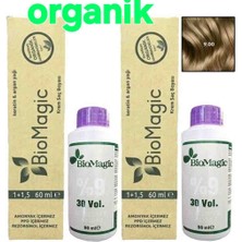 9.00 Sarı Biomagic Organik İçerikli Amonyaksız Kalıcı  Saç Boyası (2 Boya 2 Oksidan)