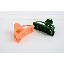 Euromoda 2'li Büyük Boy Parlak Renk Renk Kaliteli Mandal Toka Seti