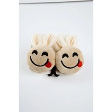 Euromoda Ponponlu Tavşan Tasarımlı Bebek Çocuk Genç Lastik Tokası