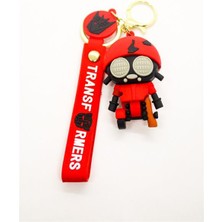 Euromoda Transformers Karakterleri Tasarımlı Klipsli Anahtarlık