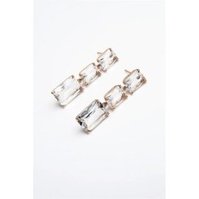 Euromoda Xuping Alerji ve Kararma Yapmama Garantili Zirkonium Taşlı Küpe