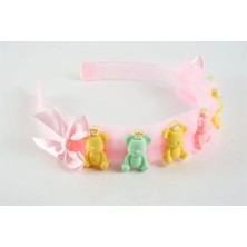 Euromoda Ayıcık Tasarımlı Rengarek Çocuk Tacı