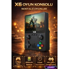 L'edoren X6 Taşınabilir Retro Oyun Konsolu Hd Görüntü 10000 Oyunlu Game Stick