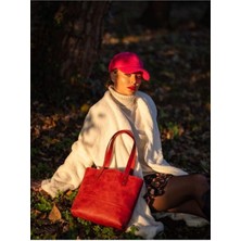 twingold Isminize Özel Deri Tote Bag