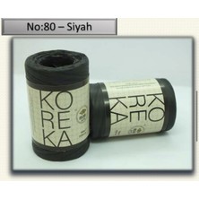 Milano Koreka N: 80 Siyah Rafya El Örgü Ipliği 100 Gr. 220 Mt.