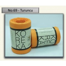 Milano Koreka N: 69 Turuncu Rafya El Örgü Ipliği 100 Gr. 220 Mt.